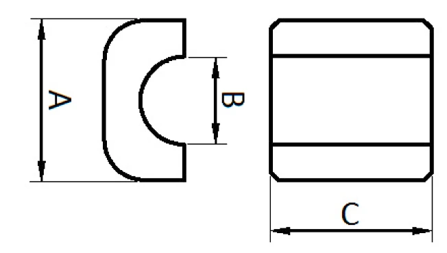 カバー無し非分割,二分割スリーブコア RIシリーズ(中帯域用) 仕様2
