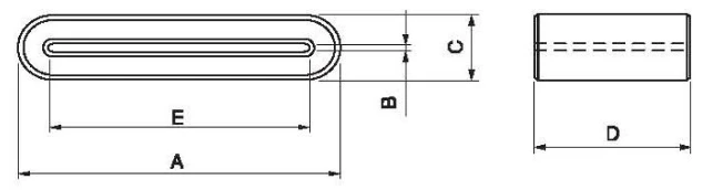 カバー無しフラットケーブル/FPC用偏平コア SSC/FPCシリーズ(中帯域用) 仕様1